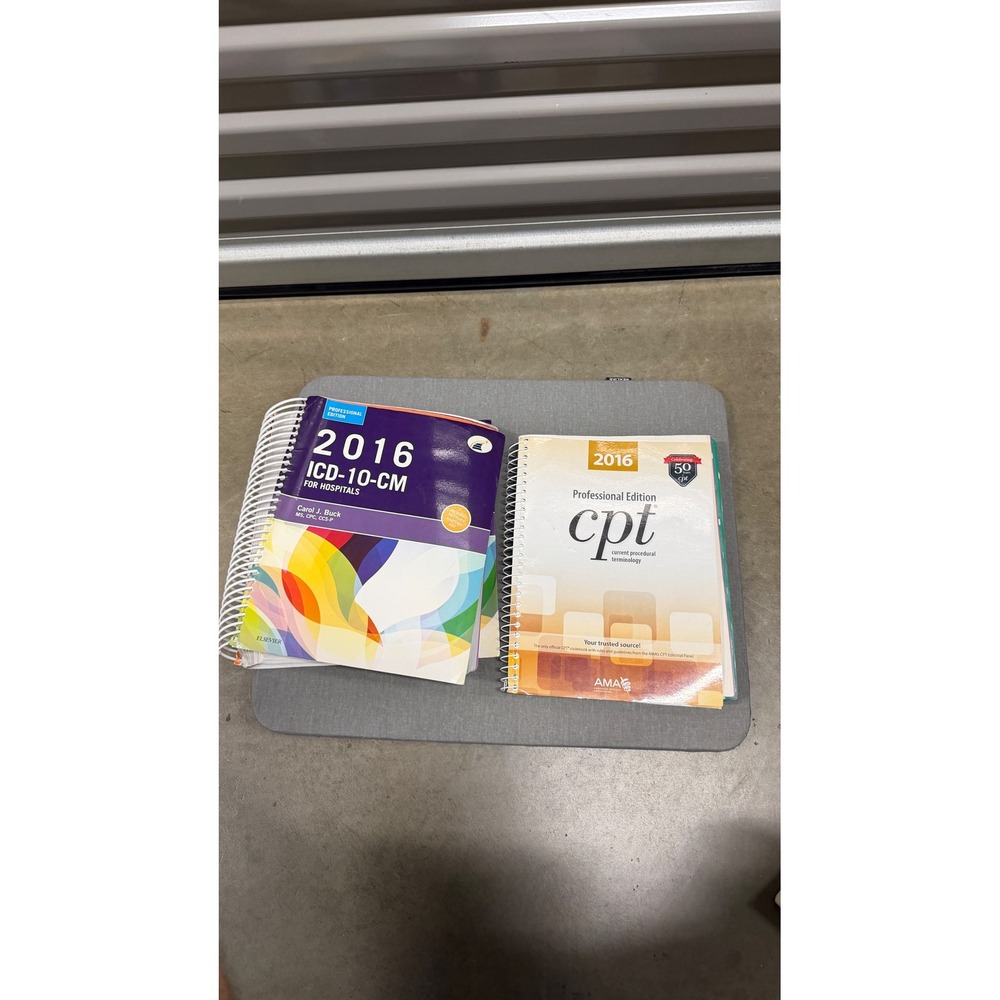 2016 CPT Professional Edition & ICD-10-CM for Hospitals‎ Bundle Carol Buck AMA